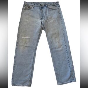 Vintage 70s/80s Levi’s 505 36x30 Relaxed Fit 100% Cotton Denim Jeans orange tag